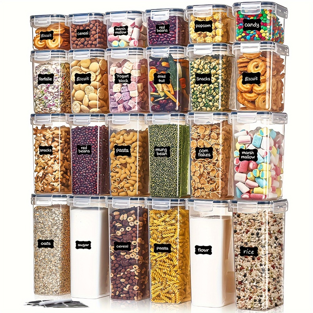 Kitchen Appliances Packages - 24 Stuks Voedsel Opslag Containers 12