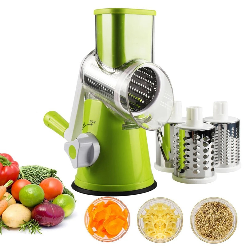 Kitchen Appliances Japan - Handmatige roterende kaasrasp voor groentesnijder, aardappelsnijder,
