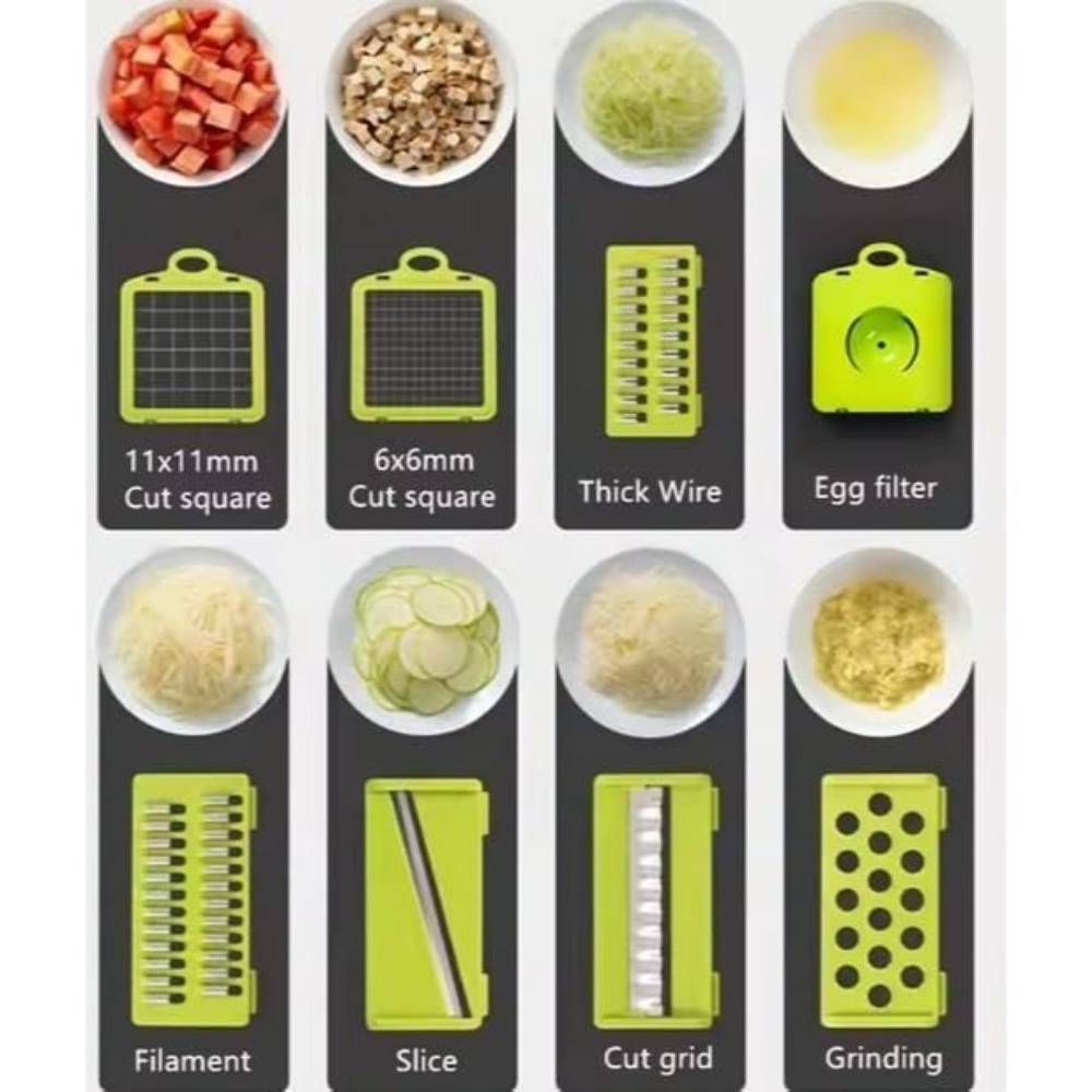16-in-1 groentehakker, -snijde - Kitchen Appliances Japan recensie en prijs